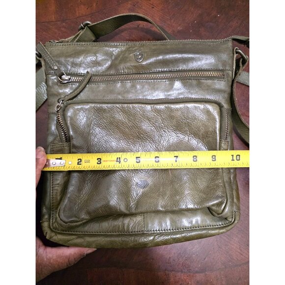 Vintage Cochoa Olive Green Crossbody Bag - Picture 8 of 11